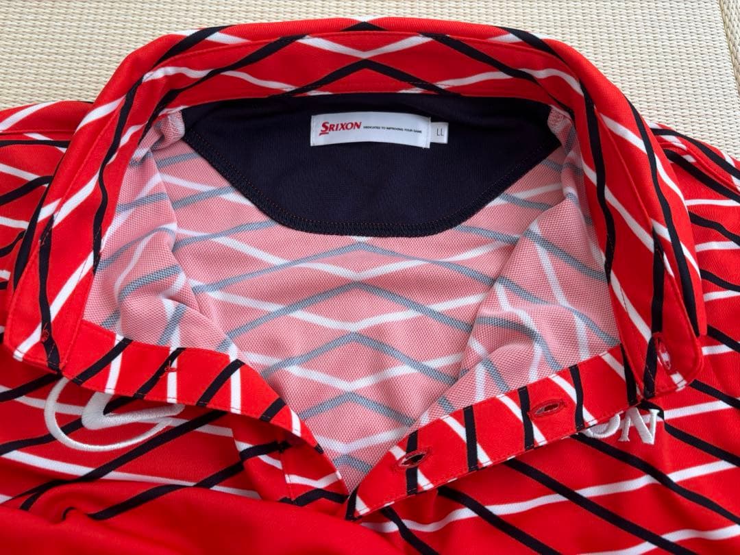 SRIXON×LEXUS スリクソン　レクサス　レッド　LLサイズ　ポロシャツ