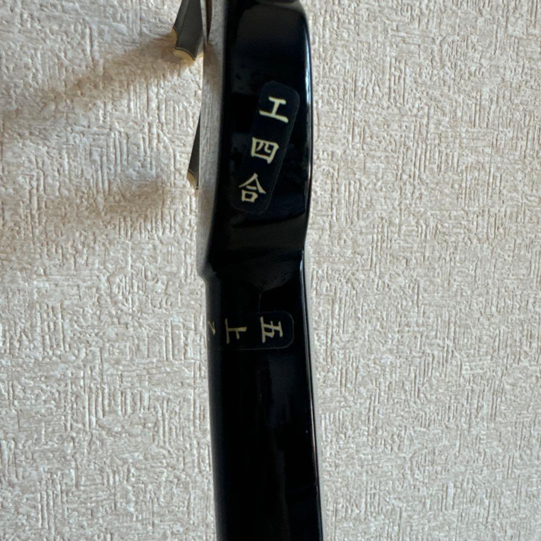 花柄装飾の木製三味線 3弦