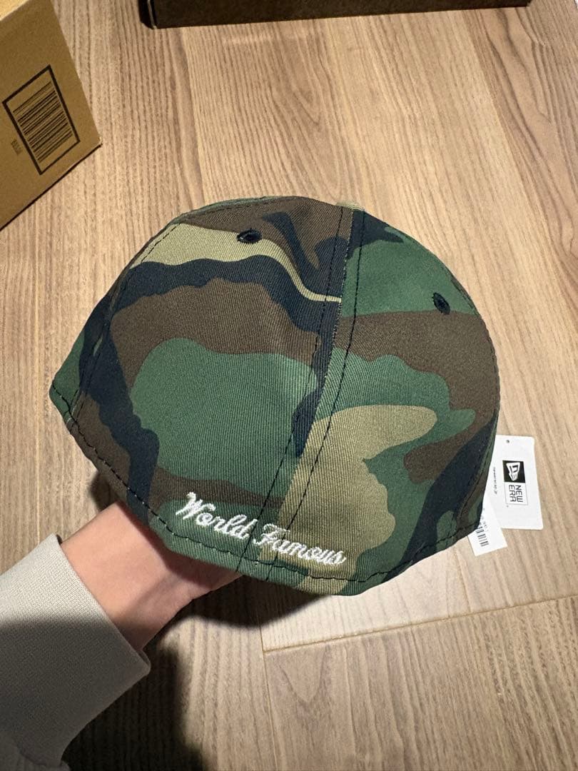 Supreme カモフラージュ スケルトンキャップ
