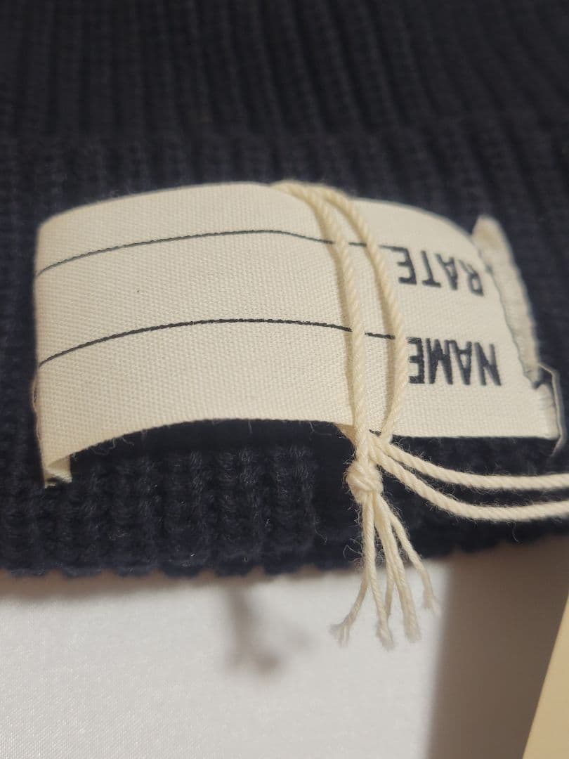 WAIPER U.S.NAVY ワッチキャップ SHORT STENCIL 黒