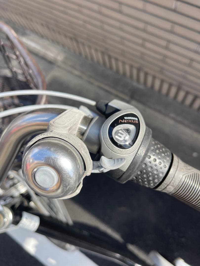 8.9ahパナソニック電動アシスト自転車 黒前バスケット付き