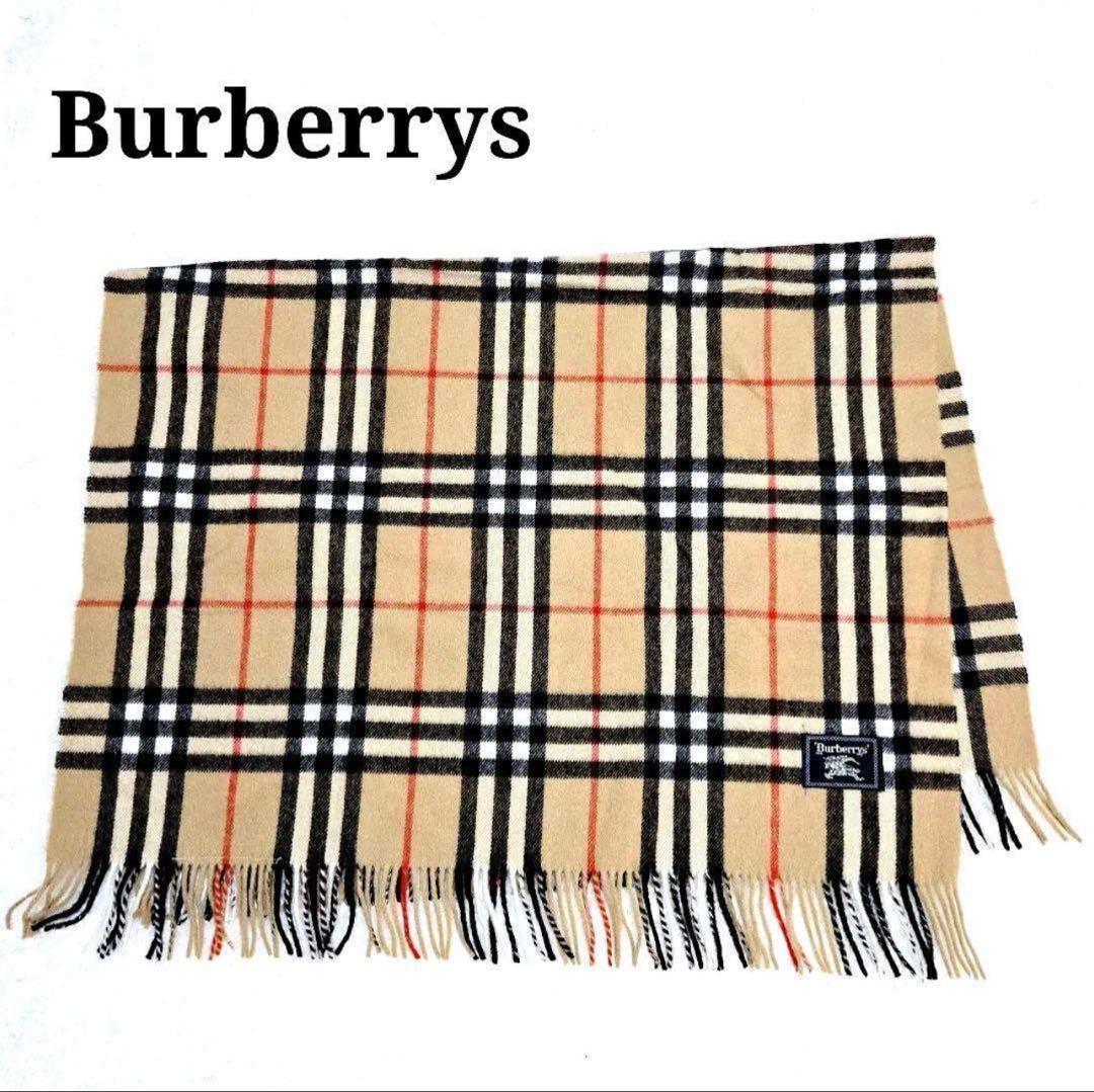 美品 大判 Burberrys ノバチェック マフラー ショール ストール