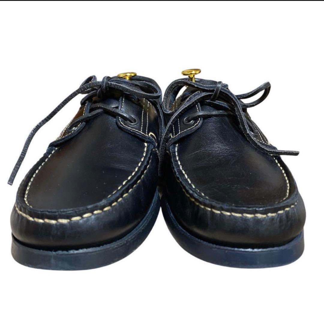 美品 パラブーツ デッキシューズ （27㌢） ダークネイビー BARTH
