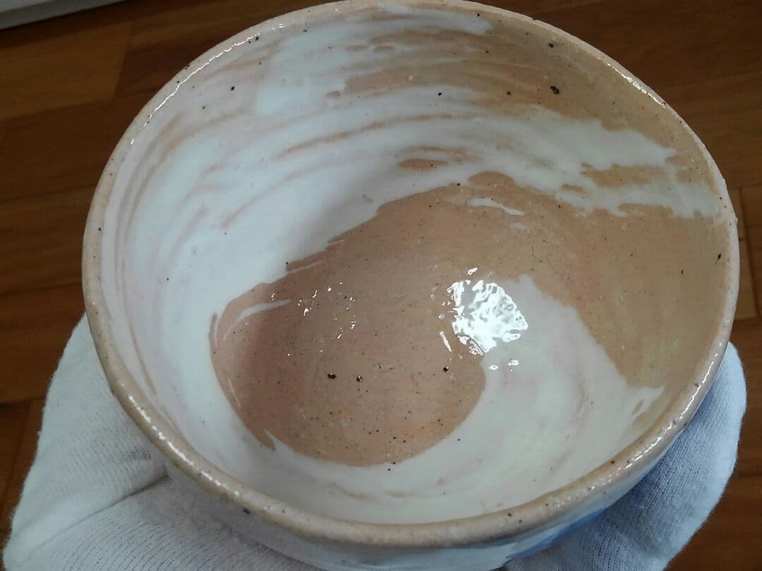 ♥美濃焼　小木曽 教彦　茶碗　刷毛目
