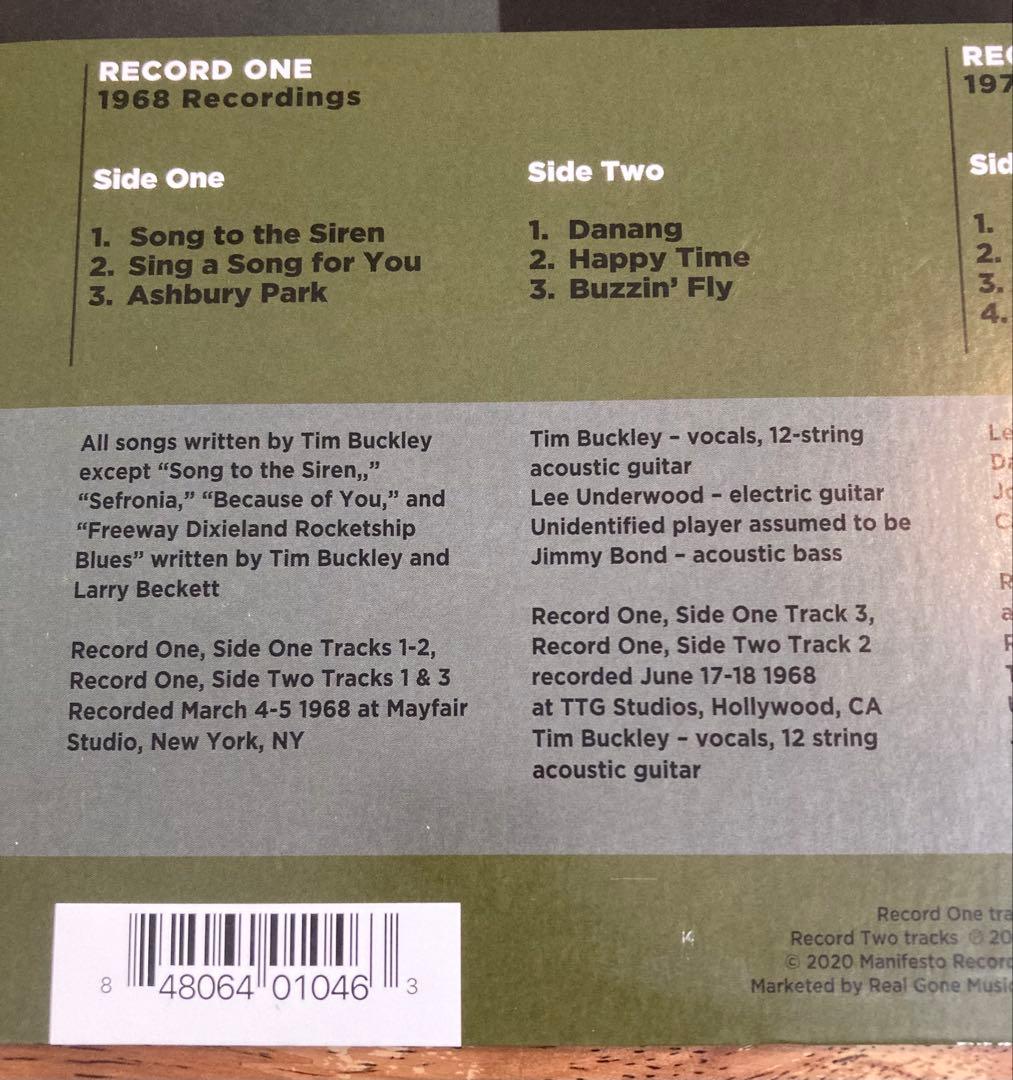 ◾️アシッドフォーク名盤■TIM BUCKLEY■ティムバックリィ■ The D
