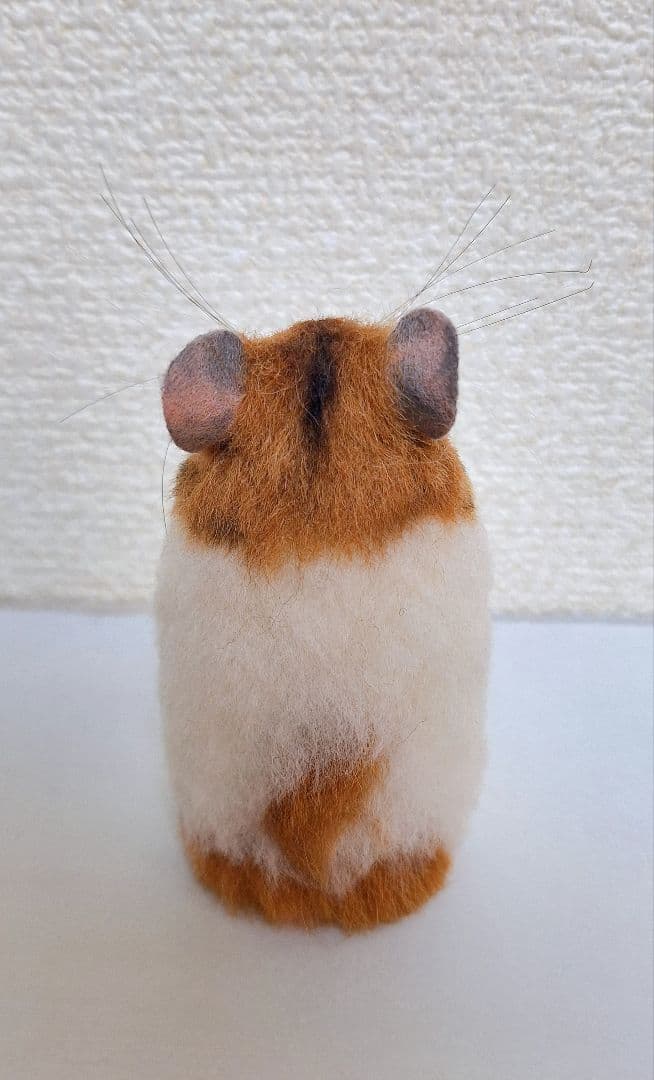 【可愛い】羊毛フェルトのハムスター