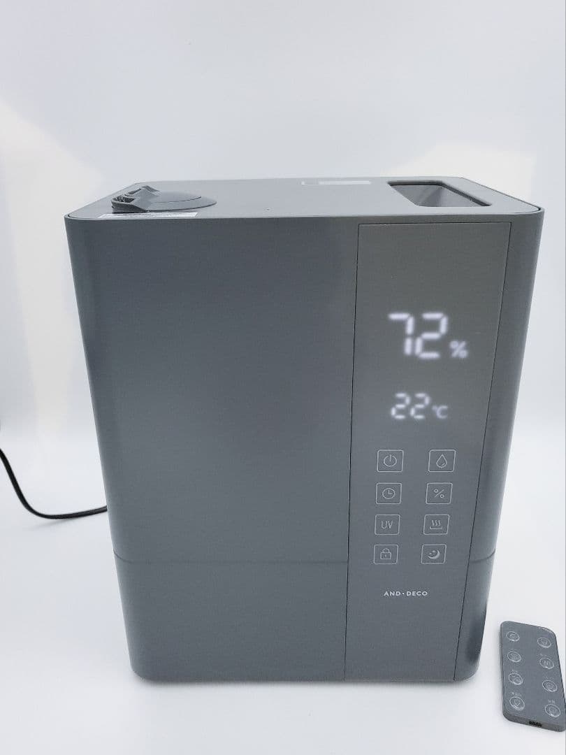 【極美品✨️】モダンデコ UV除菌機能付き ハイブリッド加湿器 AND・DECO