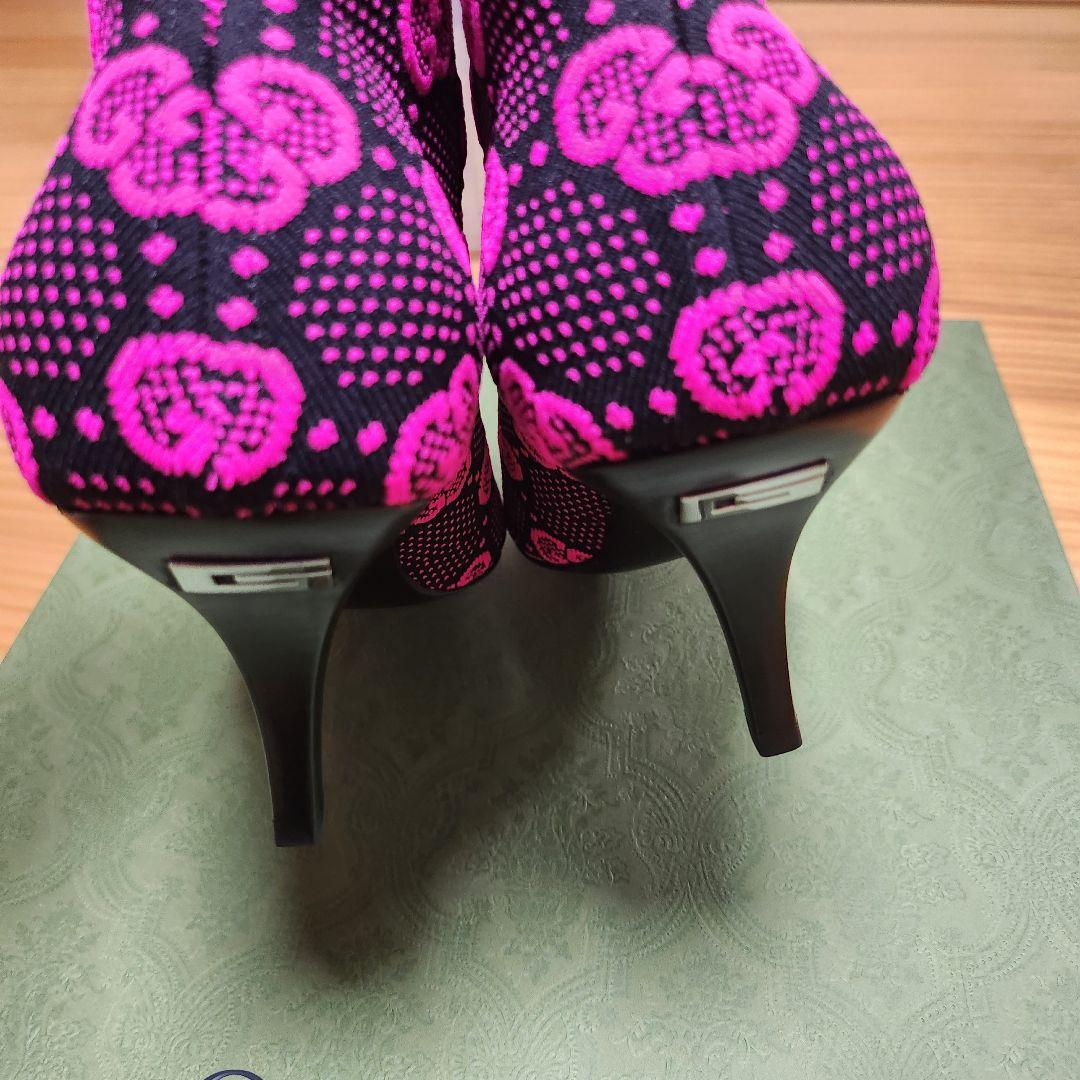 【新品未使用】Gucci GG アンクルブーツ GG柄 GG アンクルブーツ