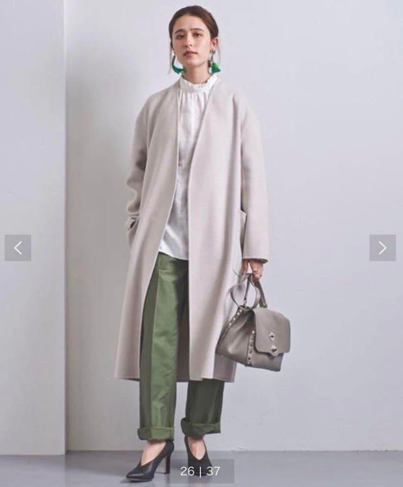 クリスマスセール UNITED ARROWS リバー スタンド ロングコート