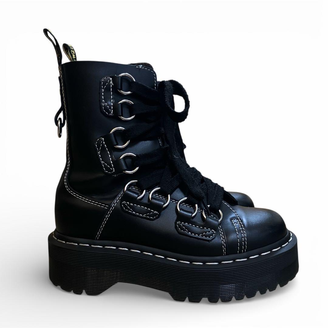 Dr.Martens JADON XL 8ホール UK3 ブーツ レア黒 厚底