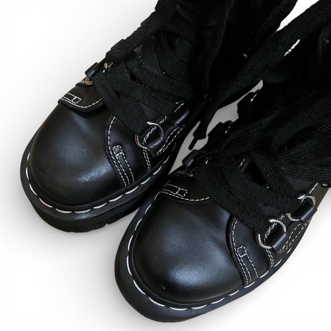 Dr.Martens JADON XL 8ホール UK3 ブーツ レア黒 厚底
