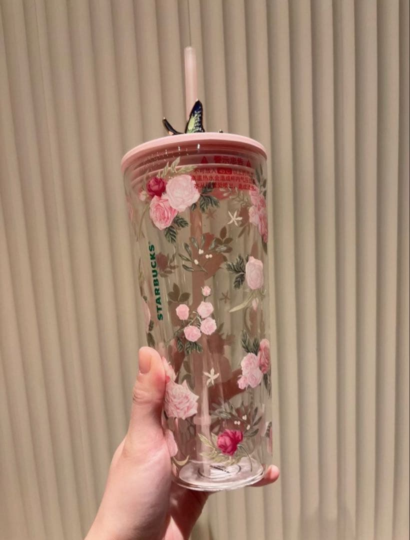 海外　スターバックス　ローズガーデン2026　タンブラー　グラス