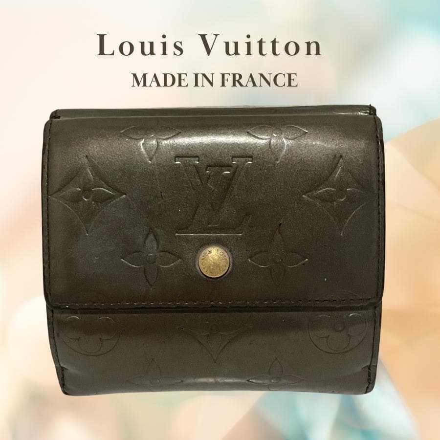 Louis Vuitton ヴェルニ 財布ウォレット ブラック　グレー　ヴィトン