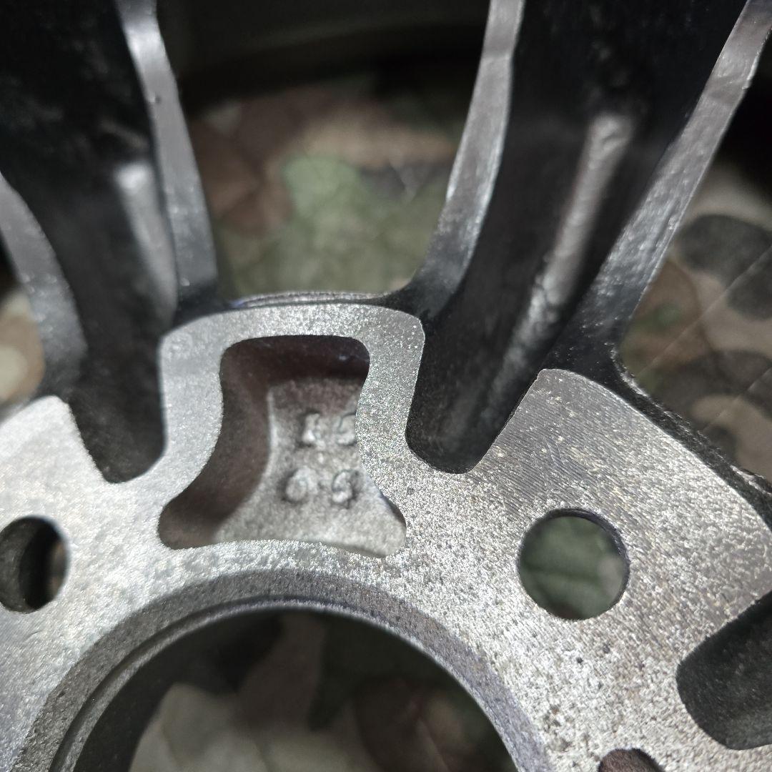 １５インチ　ワタナベ　F8 4穴　オフセット不明　DR30 フロント仕様