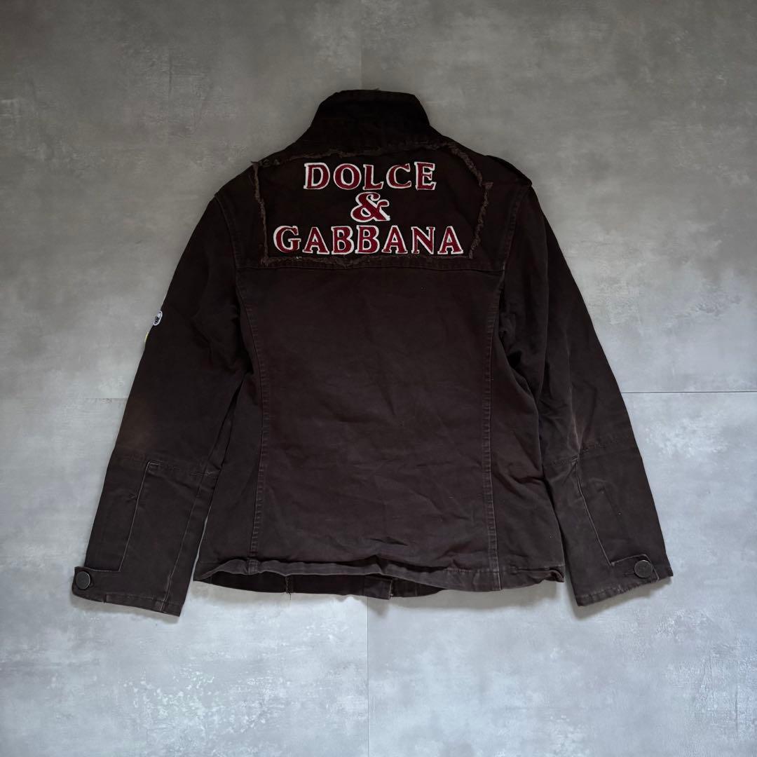 DOLCE&GABBANA ドルガバ　ミリタリージャケット　y2k 平成ギャル