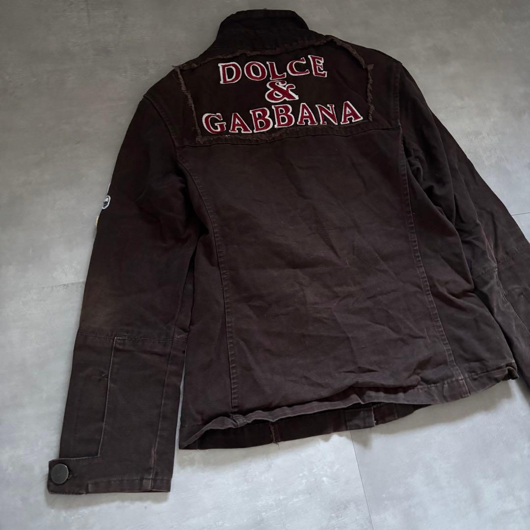 DOLCE&GABBANA ドルガバ　ミリタリージャケット　y2k 平成ギャル