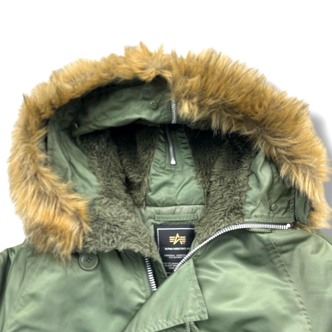 美品 ALPHA INDUSTRIES N-2B フライトジャケット ブルゾンL