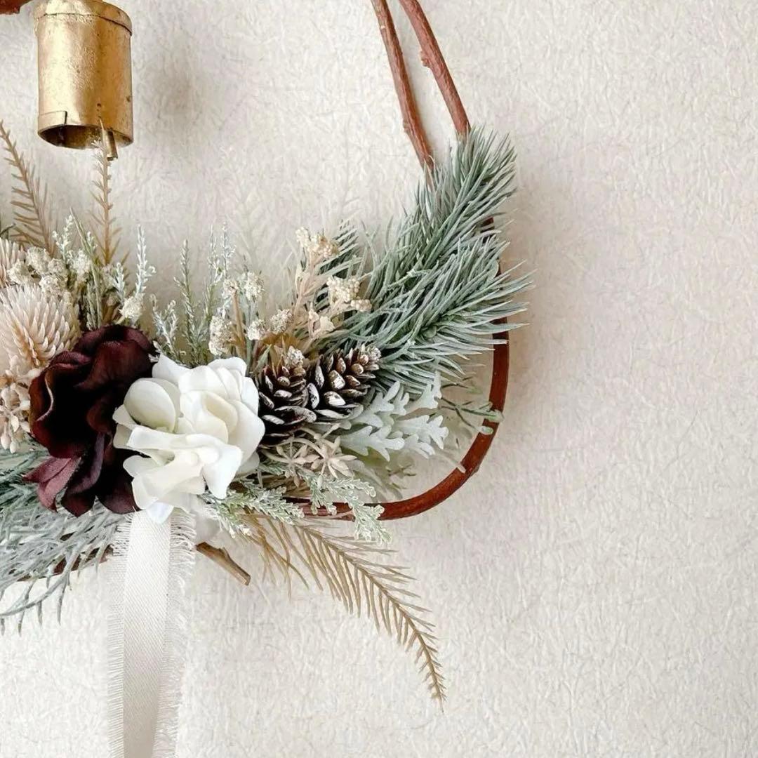 Rarara♪　メルカリ便に変更　　2点おまとめ造花　クリスマス　リース