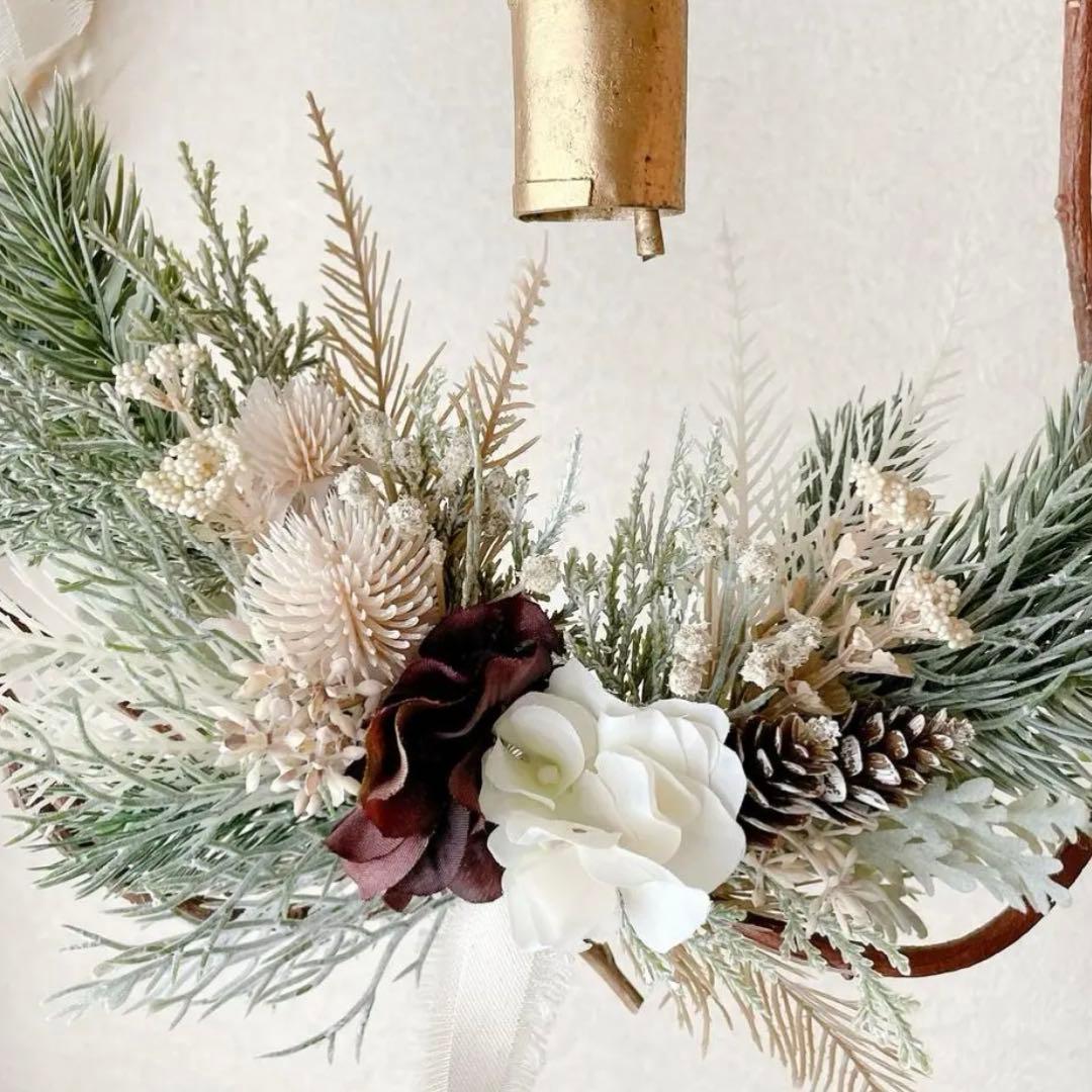 Rarara♪　メルカリ便に変更　　2点おまとめ造花　クリスマス　リース