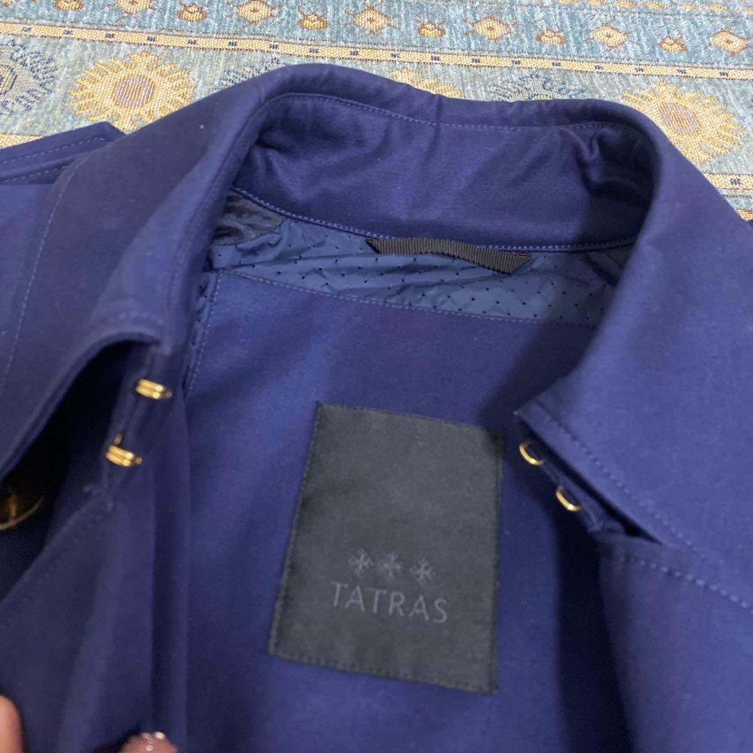 限定値下げ　TATRAS ネイビー トレンチコート