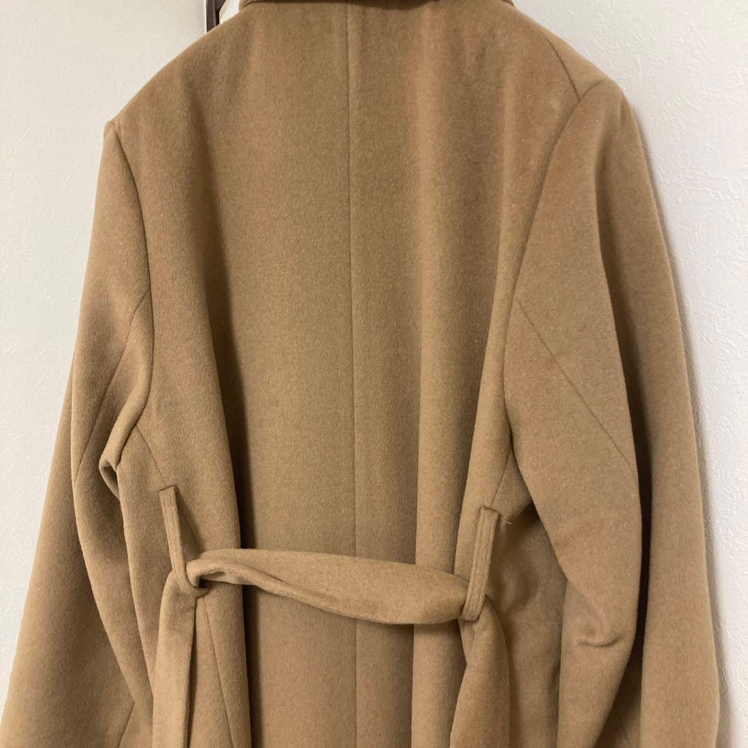 crewre アジャスタブルウールロングコートキャメル　Mサイズ
