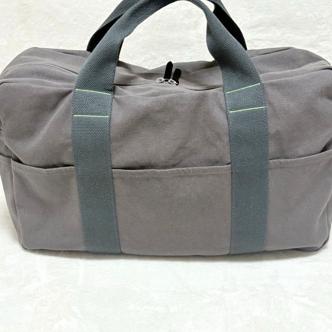 ◆新品◆CUNE キャンバスショルダーバッグ ボストンバッグ グレー 完売品