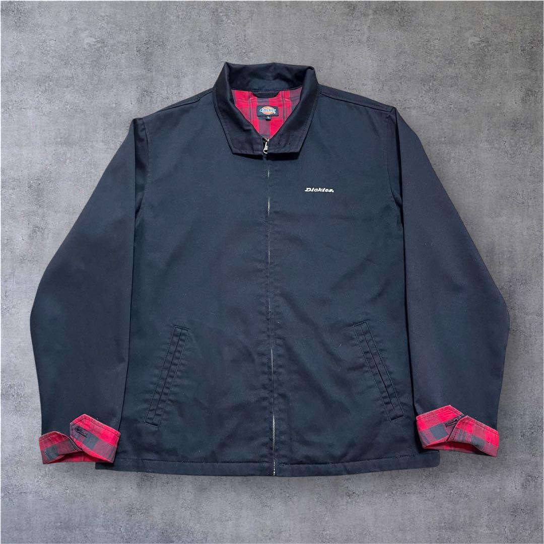 Dickies スイングトップ　ブラック　ワークジャケット　ハリントン　Ｌ