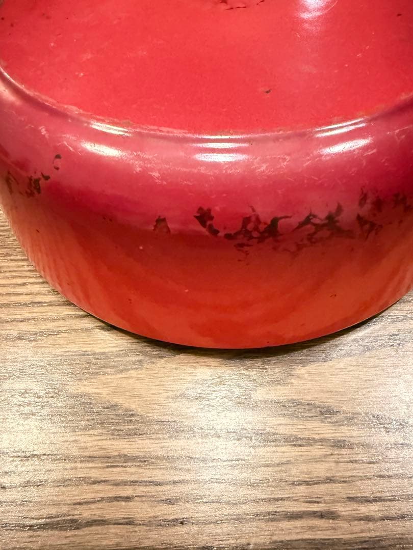 Le Creuset ココットロンド 両手鍋 24cm チェリーレッド