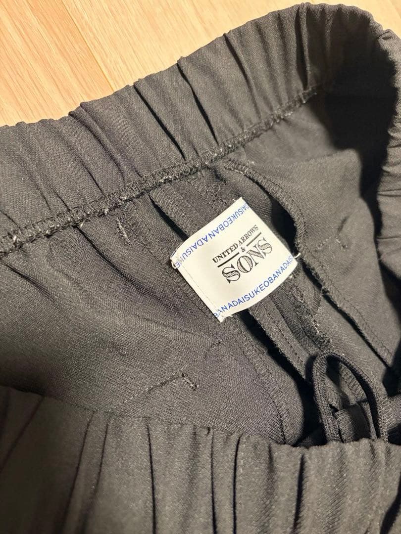 daisuke obana 24ss 3点 セットアップ サイズS ブラック