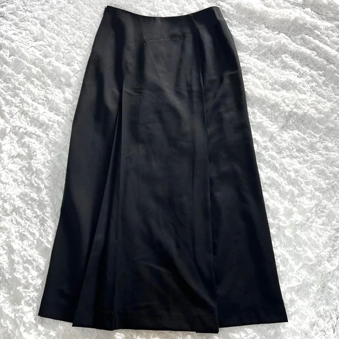 美品【コムサデモード】（tall 15）ロングスカート ブラック 大きさサイズ