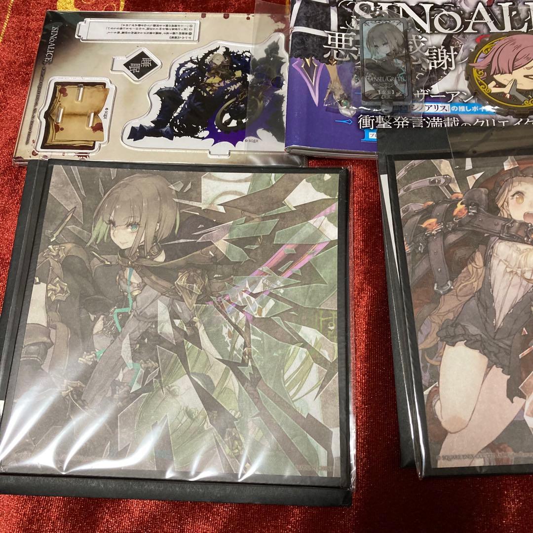 SINoALICEグレーテル赤ずきんアクチャ色紙などセット
