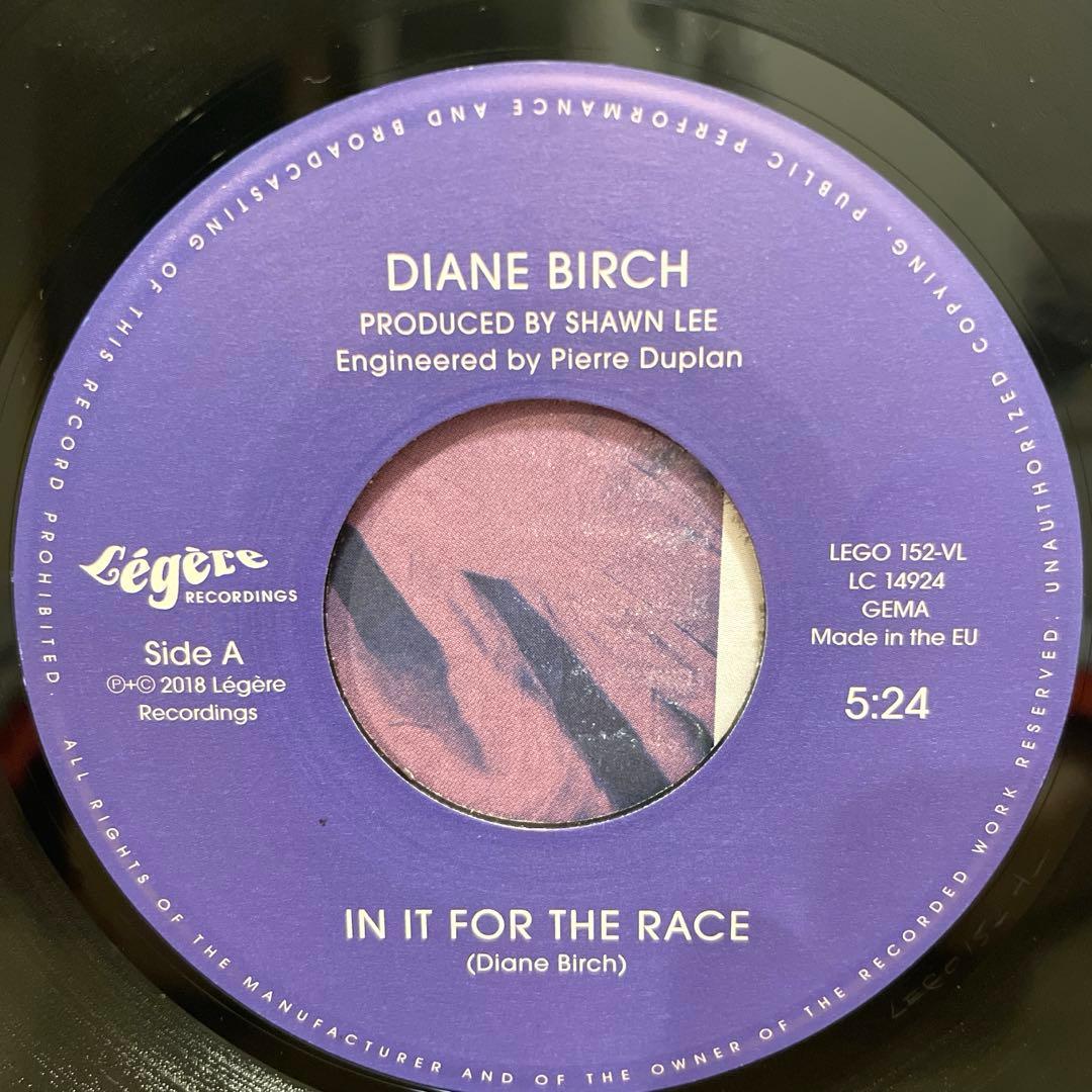 DIANE BIRCH in it for the race 7インチレコード