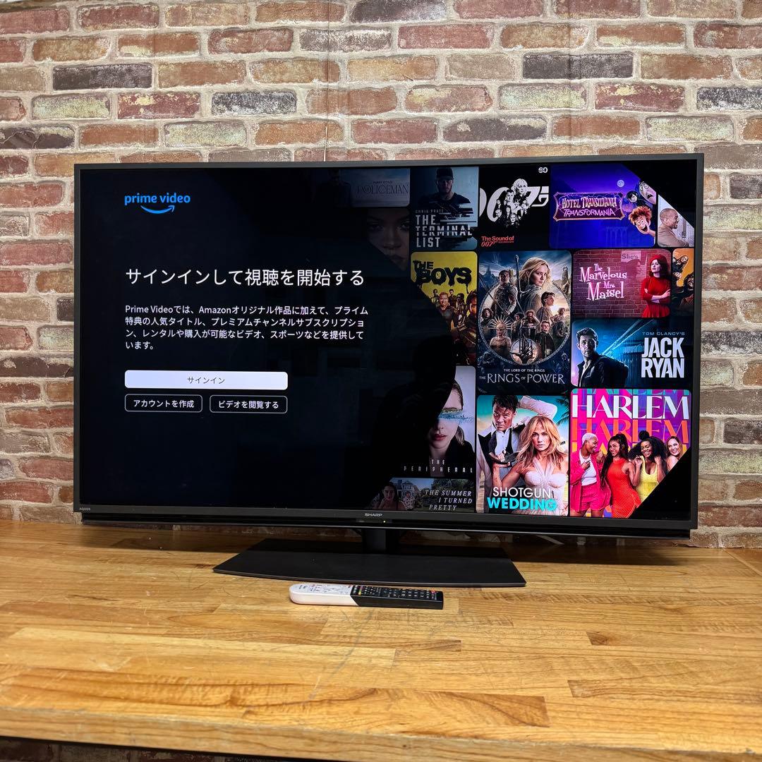 シャープ 50V型 4K 液晶テレビ AQUOS 4T-C50CN1 20年製