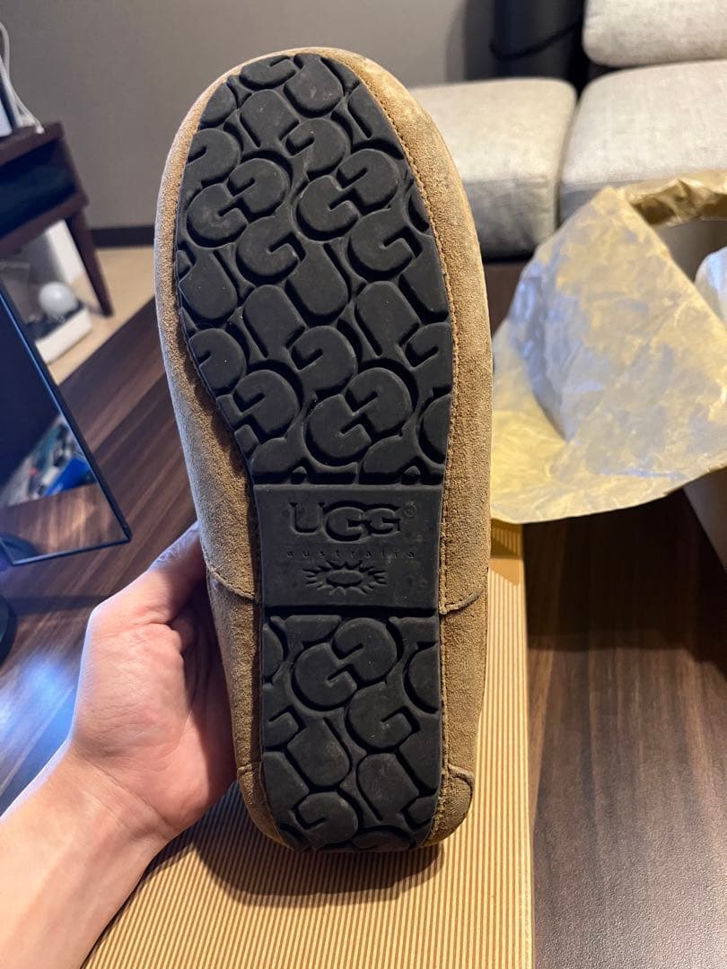 値下げ【正規品】UGG アグ メンズ ムートン モカシン アスコット 28cm