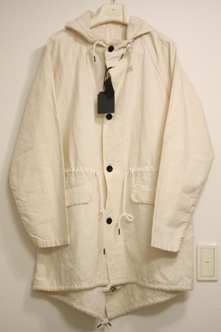 【未使用品/リネン100%】OUTIL MANTEAU BIDOS パーカー 3