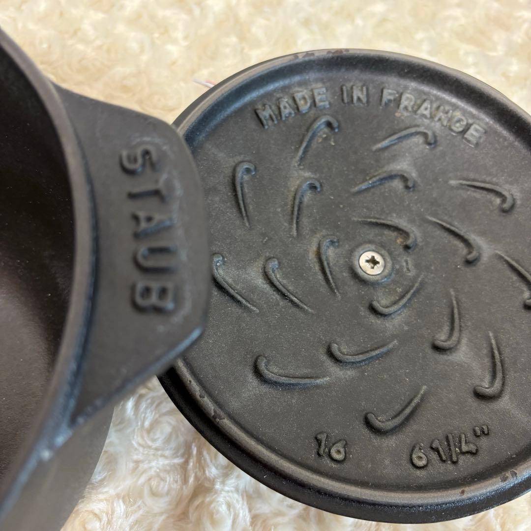 STAUB ラココット de GOHAN ブラック ご飯鍋 2合 16cm 鋳物