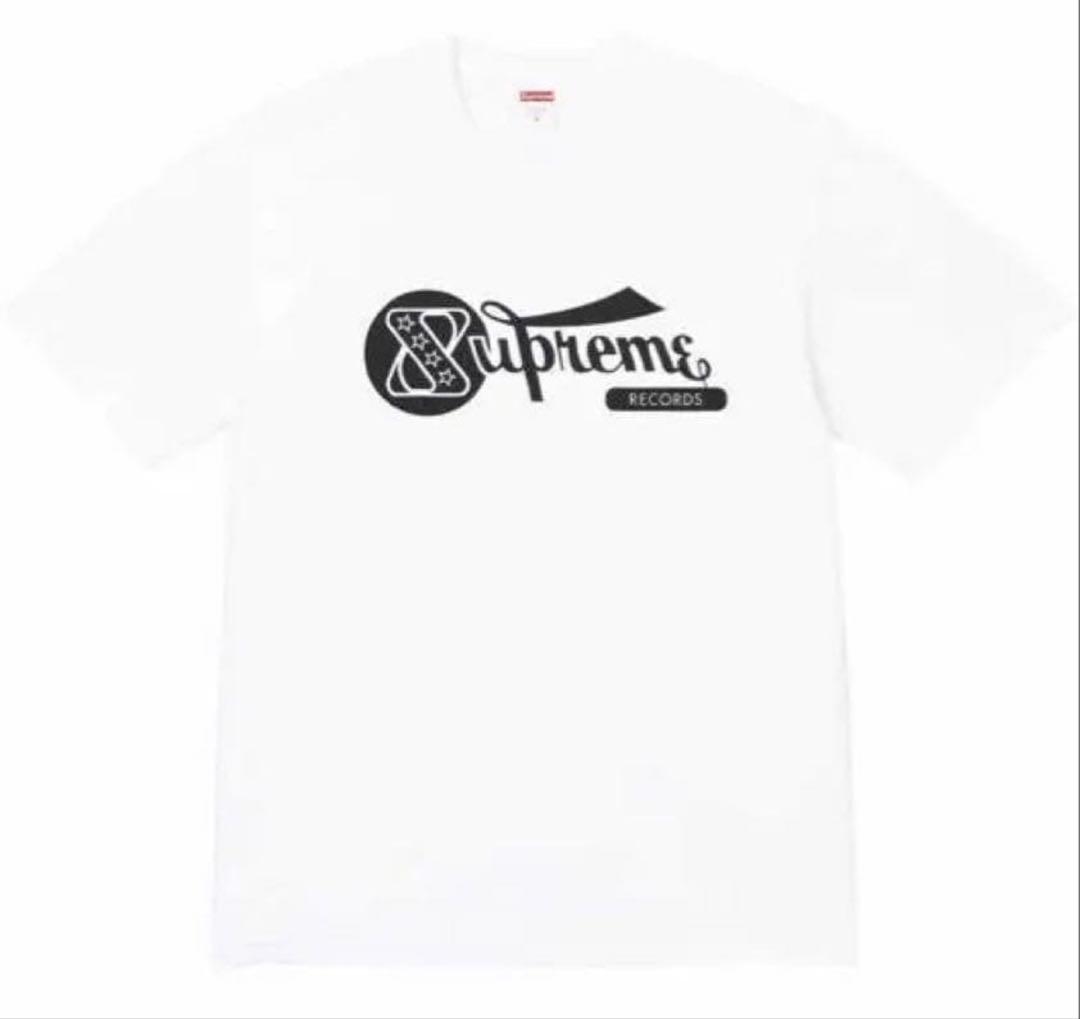 2枚セット黒 白24SS Supreme Records Tee XL