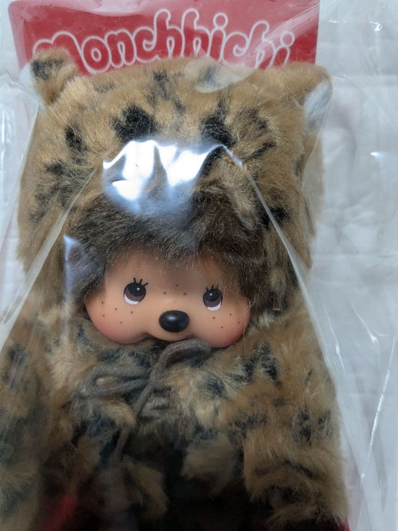 箱付き モンチッチ レオパレード leopard ヒョウ柄 EU 海外　限定