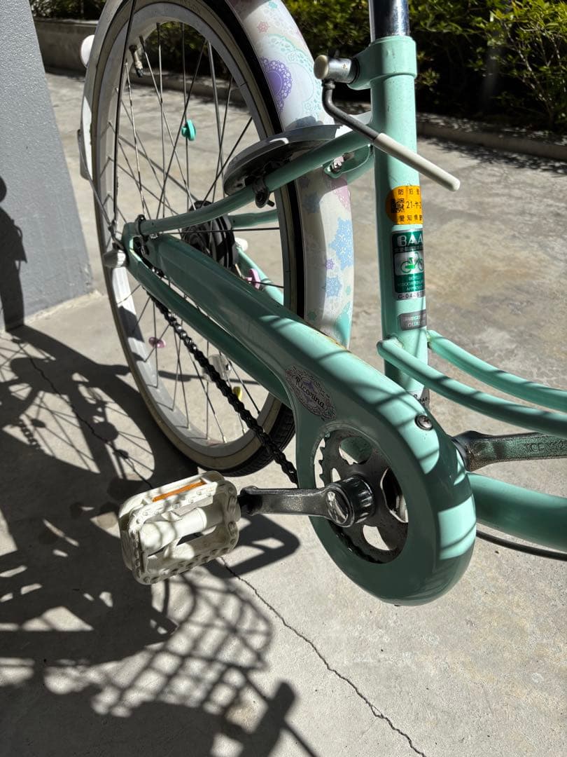（トラ）ブリヂストン　子供用自転車 リコリーナ　22インチ　中古