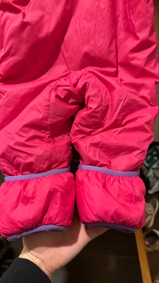 THE NORTH FACE フード付きオールインワン ベビー スキーウェア