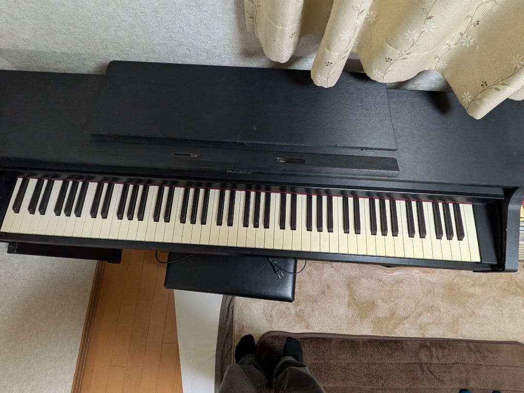 シヤ Roland HP305 デジタルピアノ ブラック 椅子付き