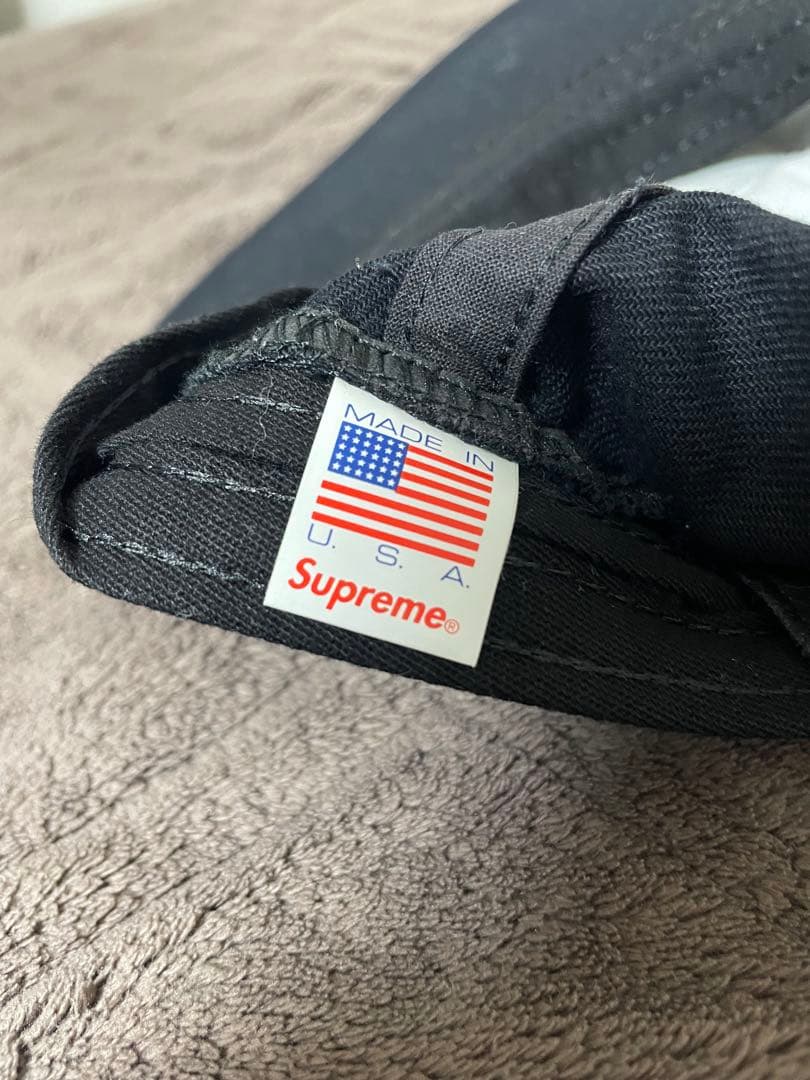SUPREME キャップ　ブラック