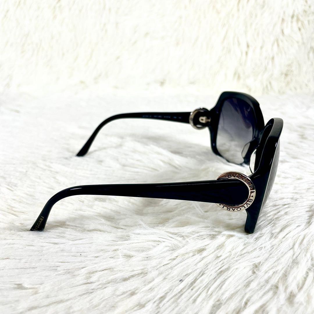 極美品　BVLGARI　サングラス　8035-A　ブラックレンズ・フレーム