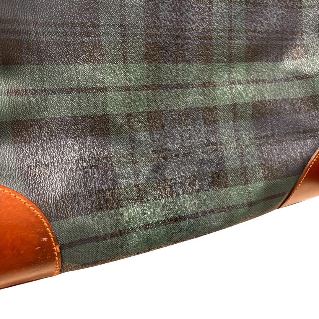 Polo Ralph Lauren チェック柄ボストンバッグ　大容量