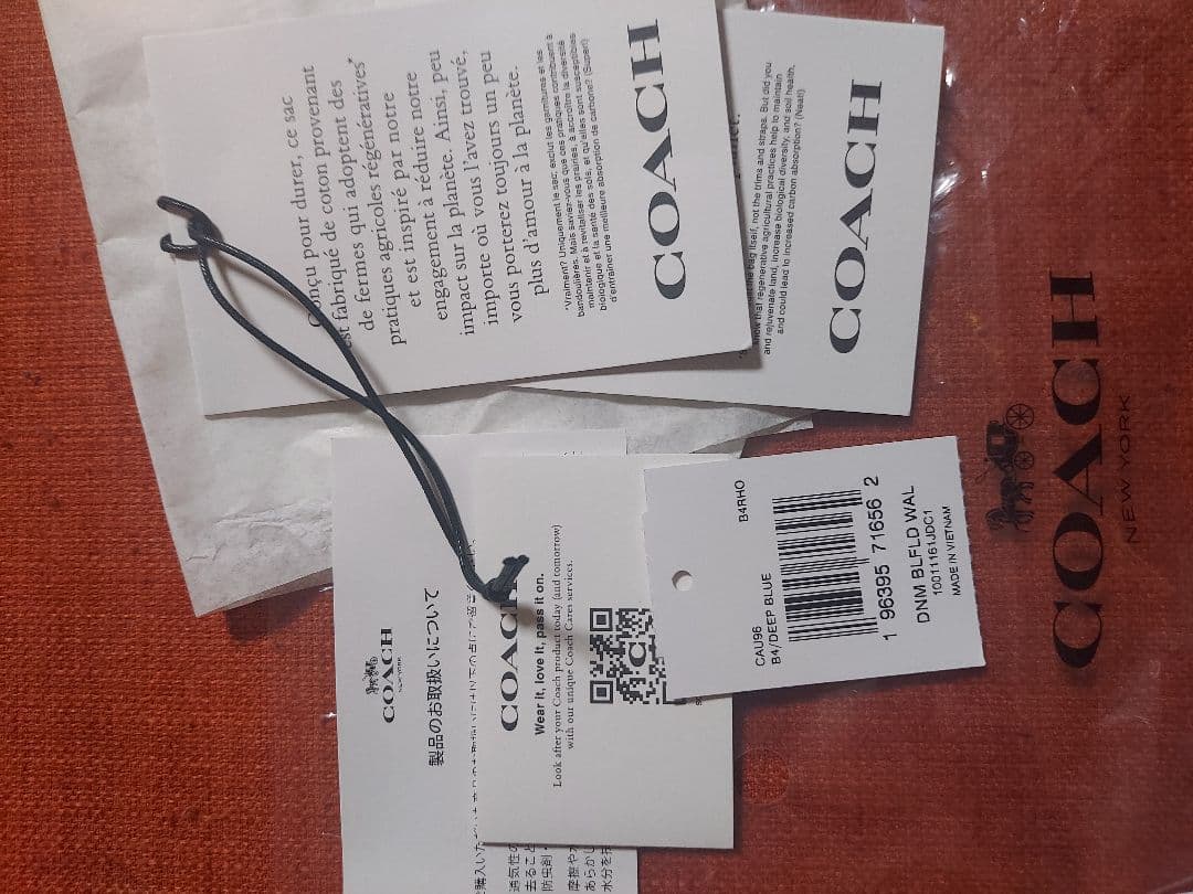 【新品】COACH　財布　デニム　ビルフォード　ウォレット