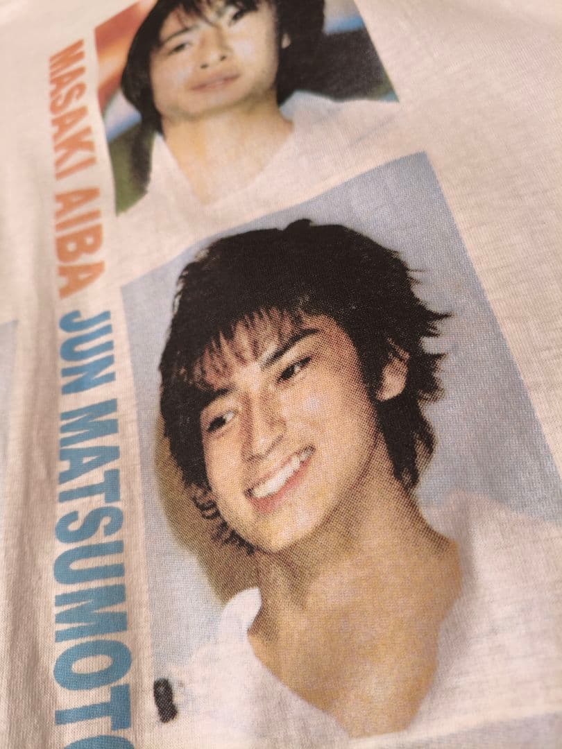 トップス 90s \"ARASHI\" Member Photo Print Tee
