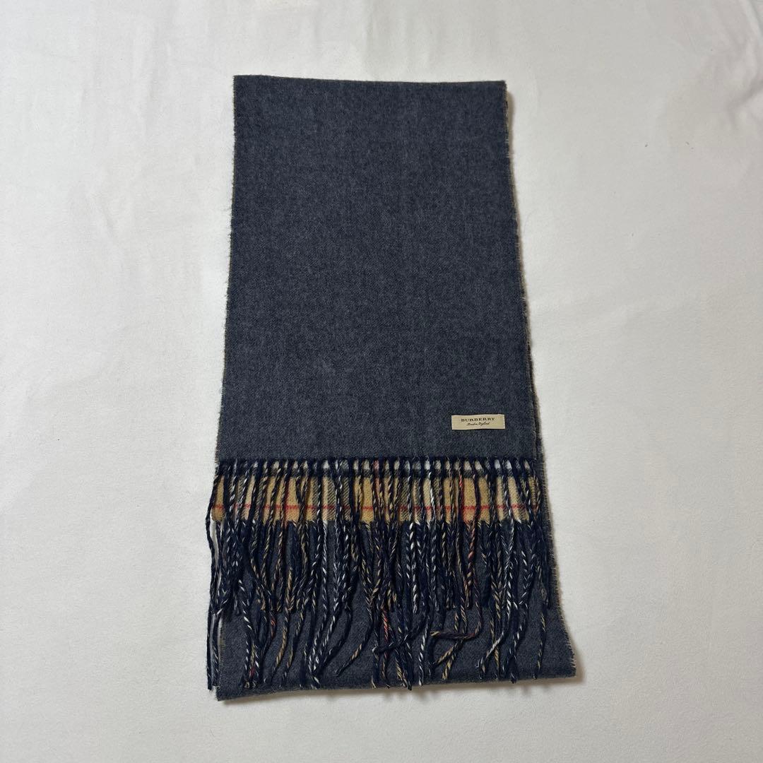 BURBERRY チェック柄　カシミアマフラー