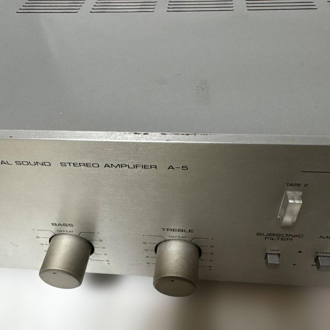YAMAHA ヤマハ　プリメインアンプ　　A-5