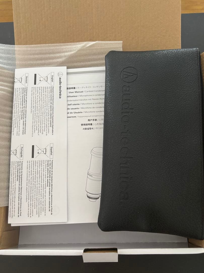 audio-technica AT2020 コンデンサーマイク　中古品