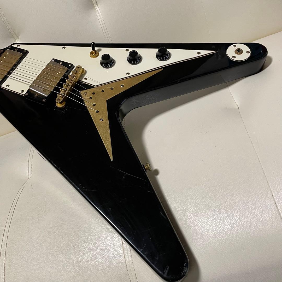 Epiphoneby Gibson FlyingV ゴールドパーツ エレキギター